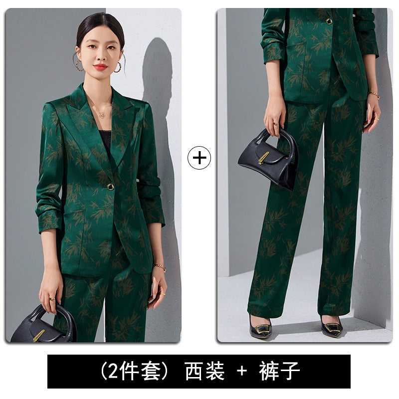 Womens 2-Piece Formal Trouser Suit Set