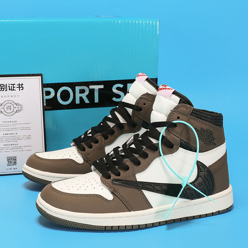 Winter AJ1 “Barb” High-Top Basketball Shoes