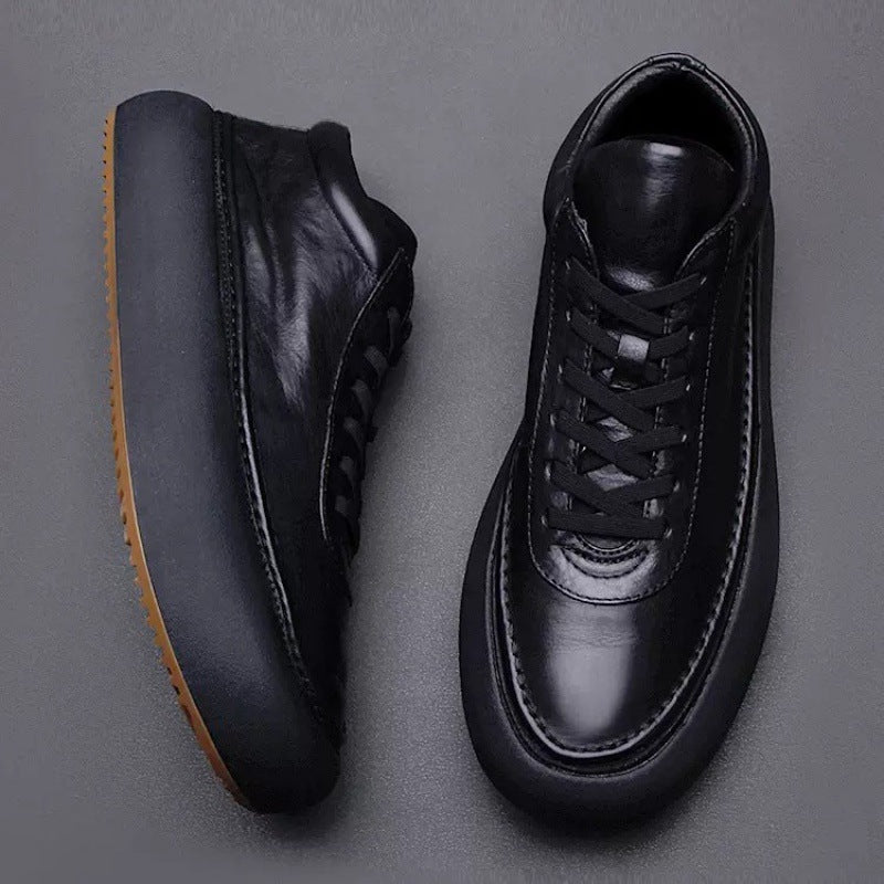 Factory Direct Men's Winter Fleece Boots  Retro Japanese Style & Streetwear