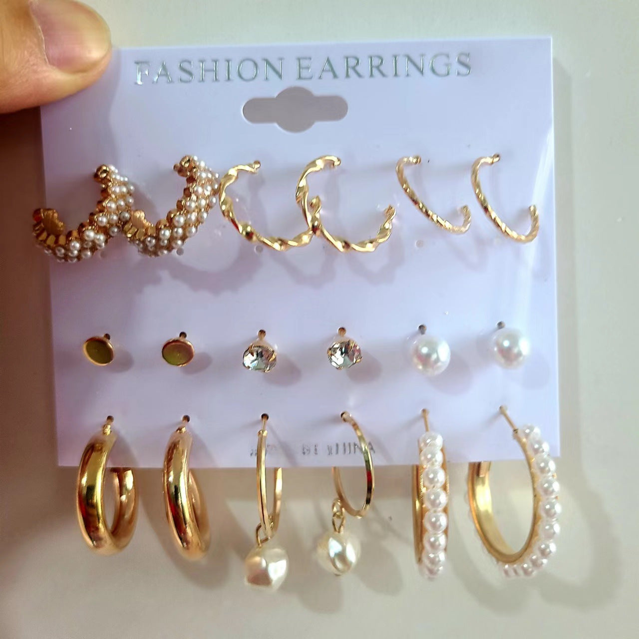 Shiny Gold Earrings for Women Girls