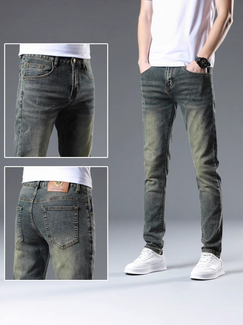 Vintage Stretch Jeans for Men