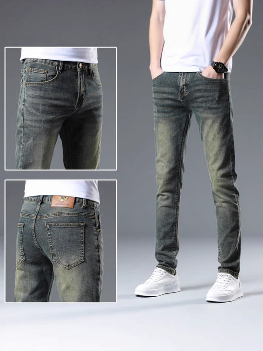 Vintage Stretch Jeans for Men
