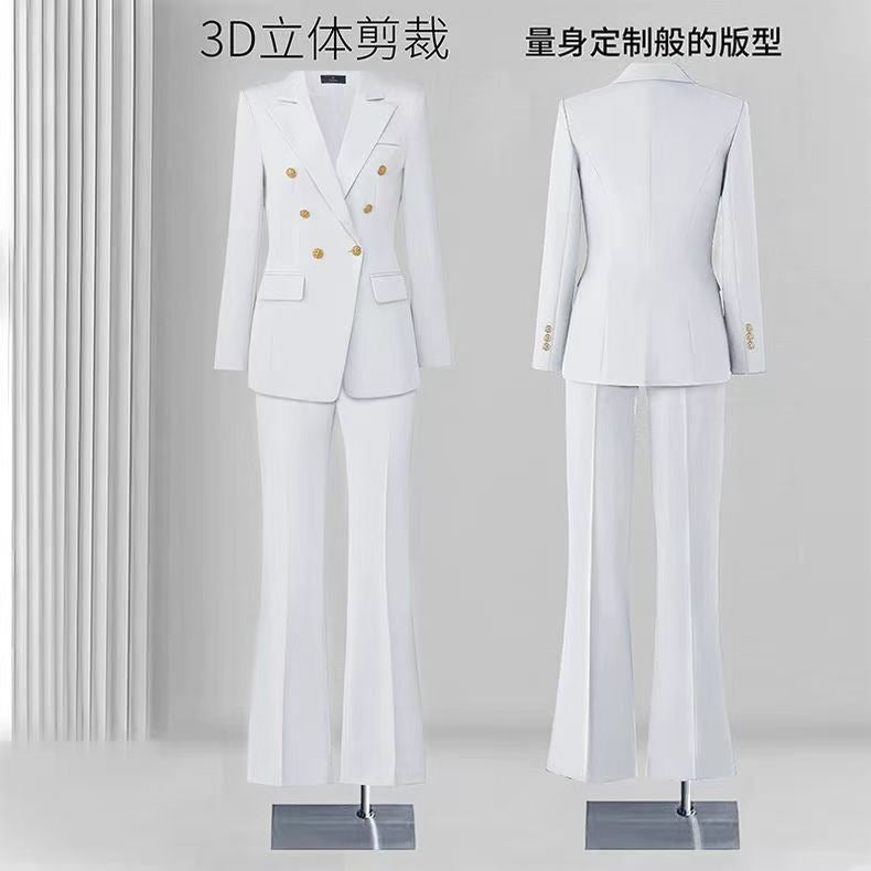 Womens 2-Piece Formal Trouser Suit Set