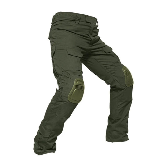 G2 Mens Camouflage Tactical Frog Pants with Protective Gear