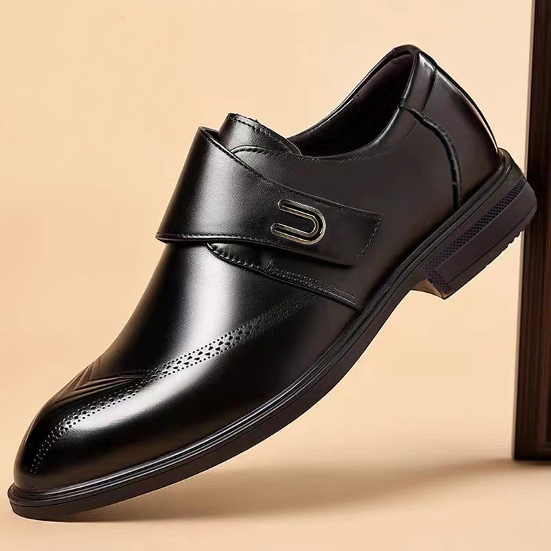 Mens Crocodile Pattern Brogue Leather Shoes
