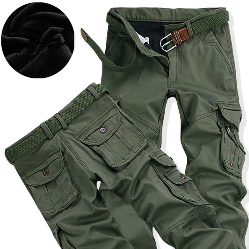 Men’s Winter Fleece Cargo Pants