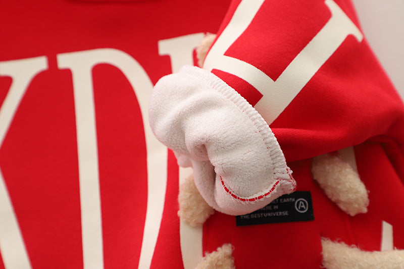Letter Bear Sweater Set