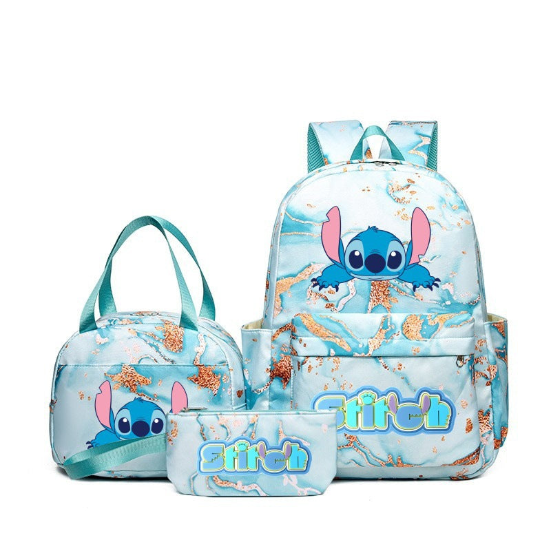 Waterproof 3-Piece School Backpack Set for Students & Travel
