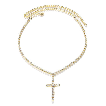 Simple cross necklace