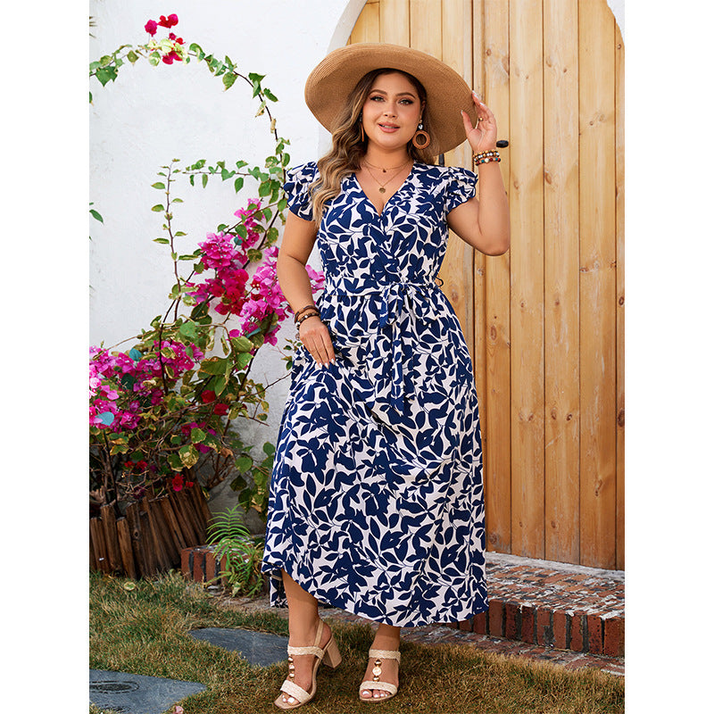 LeafLoom Wrap Dress