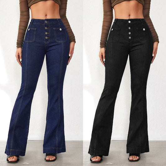 New Breasted Slim Bootcut Pant