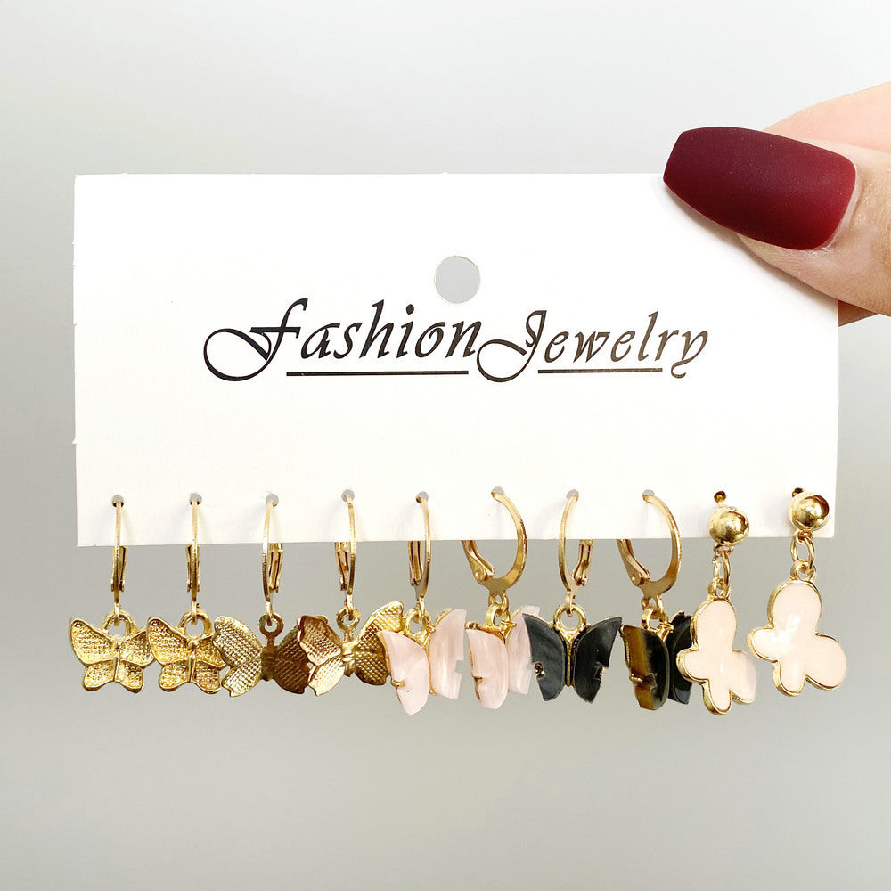 Shiny Gold Earrings for Women Girls