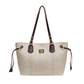 Minimalist Leather Commuter Tote Bag