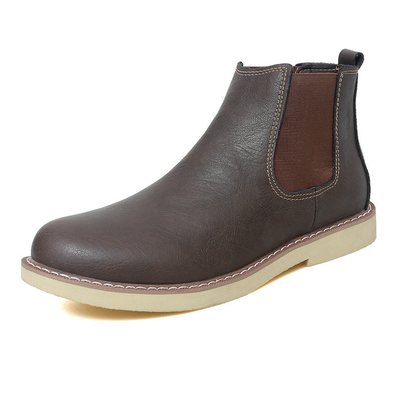 Martin Boots  Warm Fleece-Lined Leather High-Tops