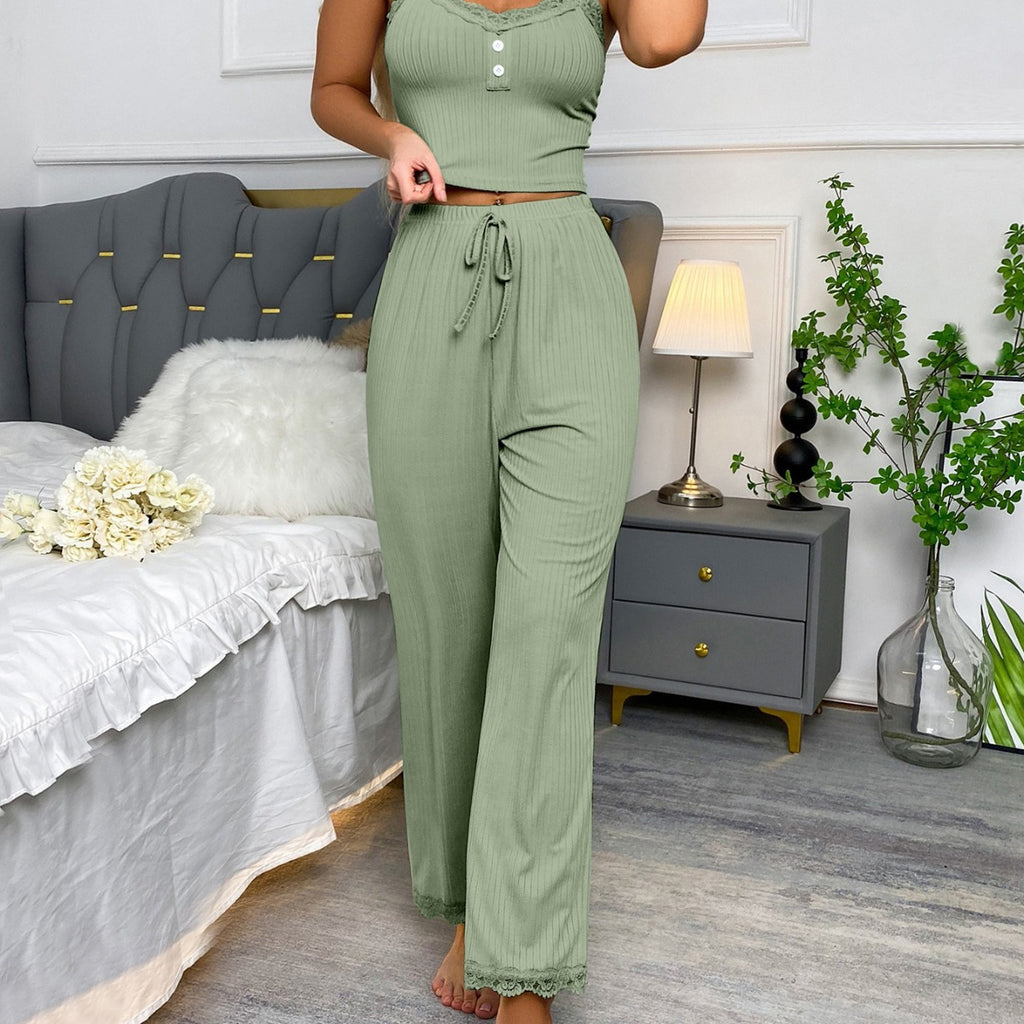 Casual Sleeveless Spice Girl Pajamas Loungewear