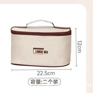 304 Stainless Steel Multi-Layer Insulated Lunch Box  Large Capacity, Heated & Portable