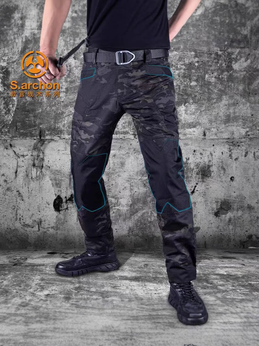 IX6 Outdoor Tactical Slim-Fit Cargo Pants for Men