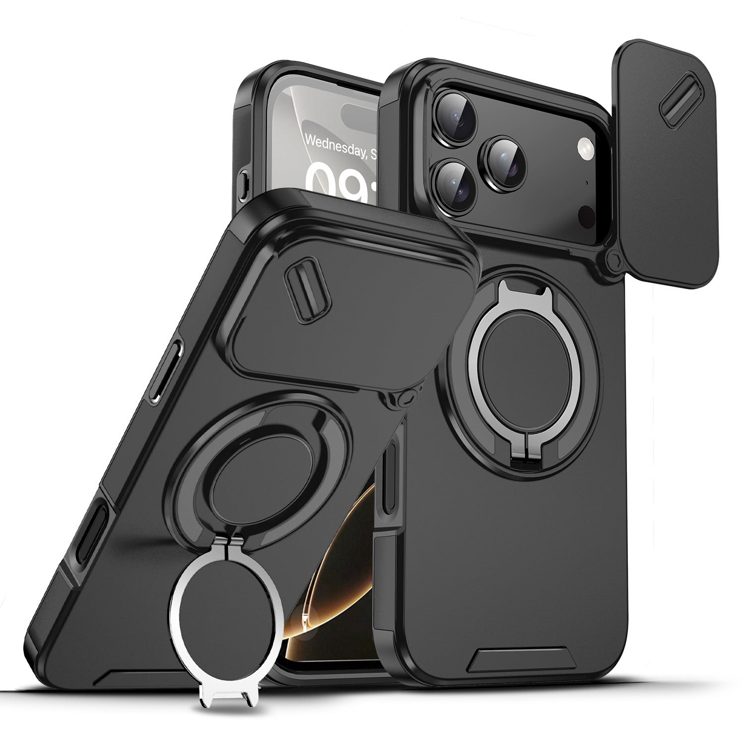 Magnetic Armor Phone Case for iPhone 16 / 17 Pro Max