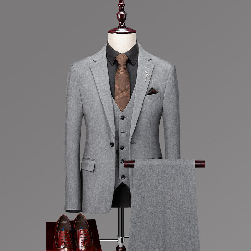 Men’s 3-Piece Slim Fit Wedding & Business Suit Set