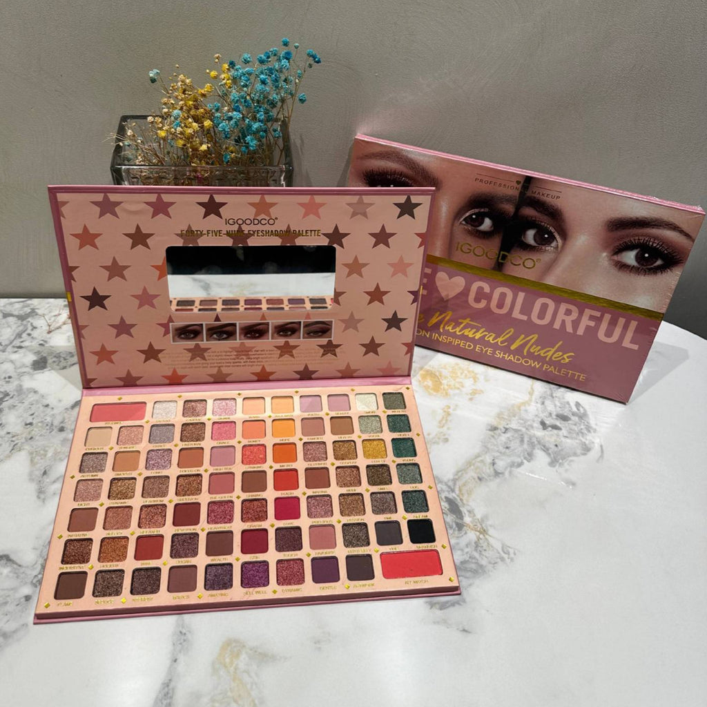 75-color eye shadow palette: matte pearlescent multi-color all-in-one makeup palette Middle East popular colors.