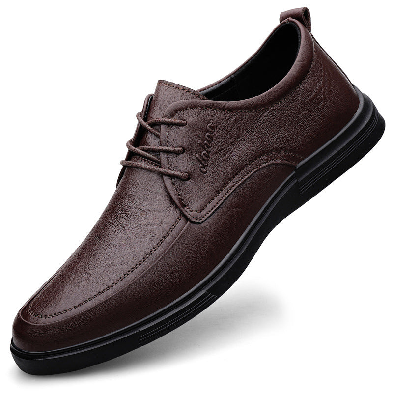 mens leather shoes are breathable and comfortable, and the explosive classic dad shoes