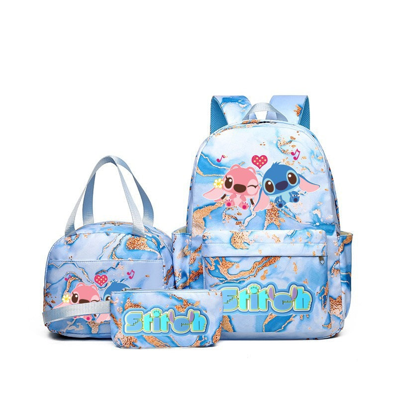 Waterproof 3-Piece School Backpack Set for Students & Travel