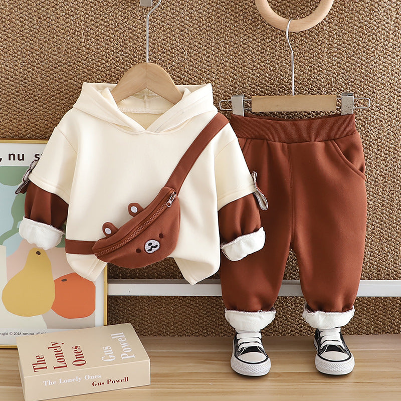 Hoodie & Shoulder Bag Set