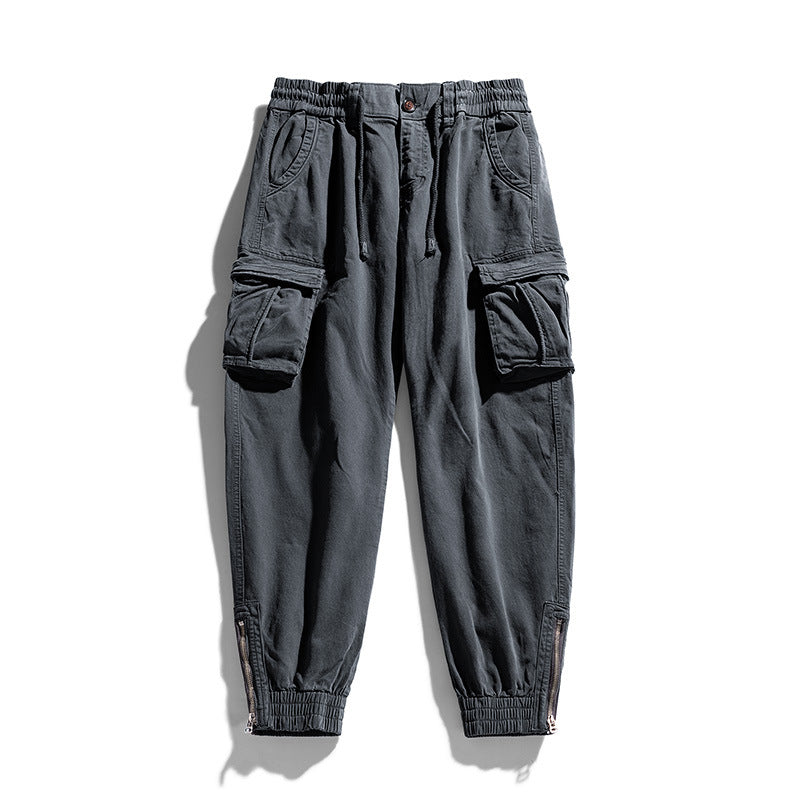Streetweave Cargo Pants Cotton Slacks Wear-Resistant