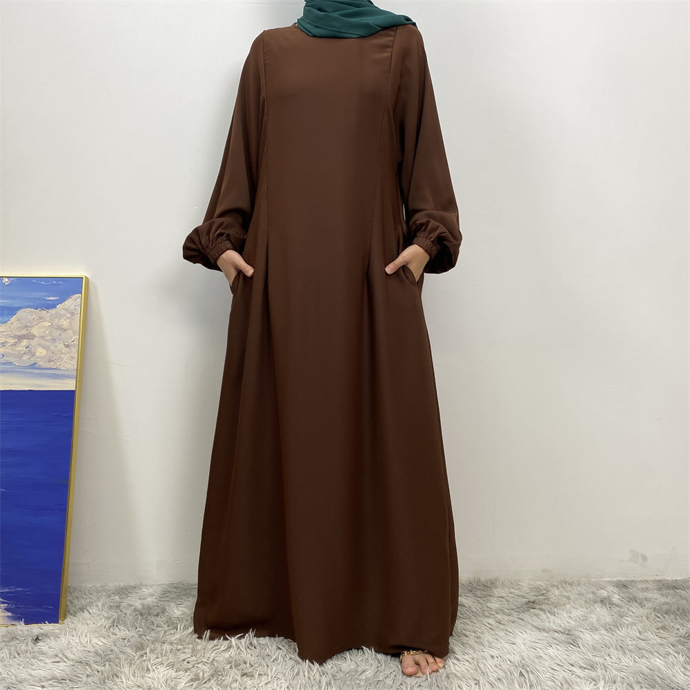 Middle Eastern Slim Fit Nursing Dress