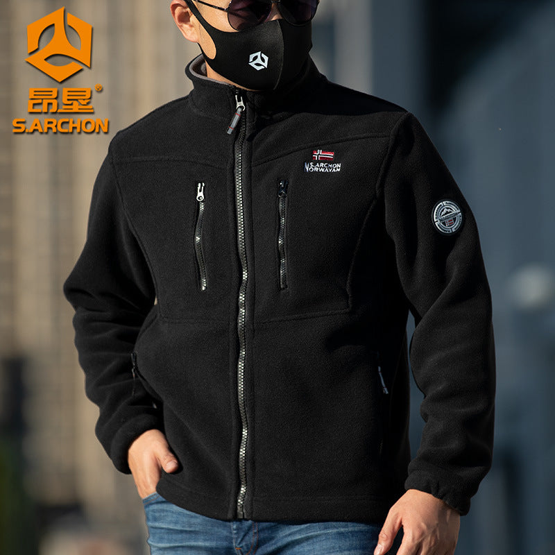 Anken Mens Winter Tactical Fleece Jacket