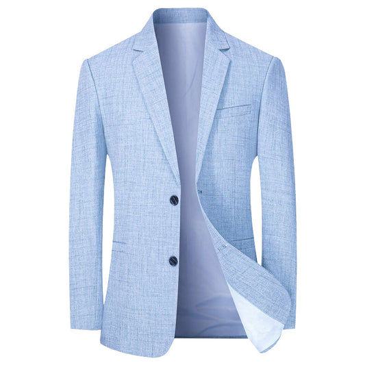 Mens Business Casual Slim-Fit Blazer