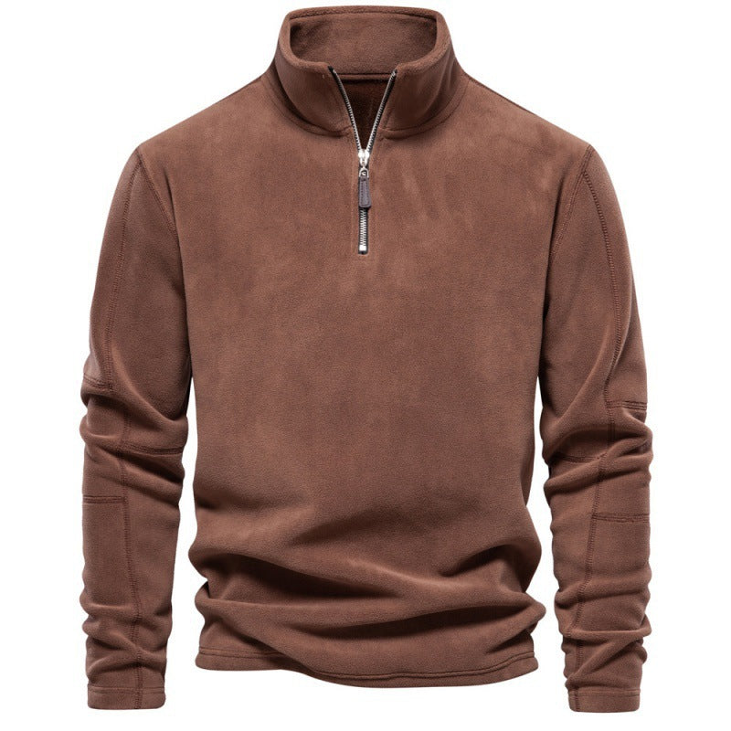 Men's Polar Fleece Half-Zip Sweatshirt  Autumn/Winter Trend
