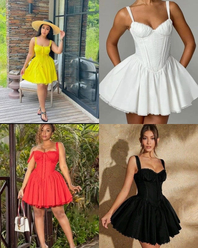 Sexy Lace Side Backless Mini Dress