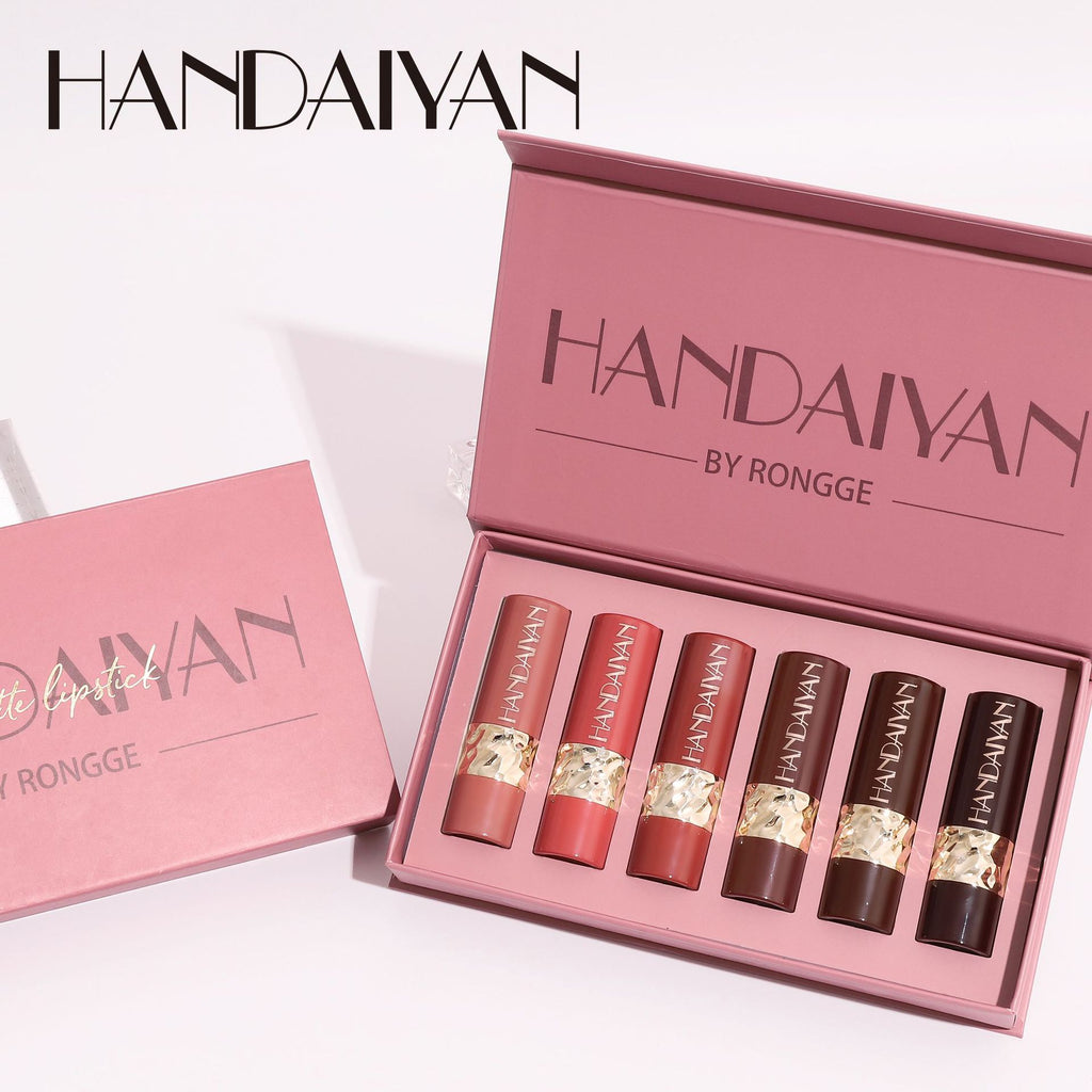 Han Daiyan HANDAIYAN Six Matte Lipstick, natural easy-to-color lipsticks
