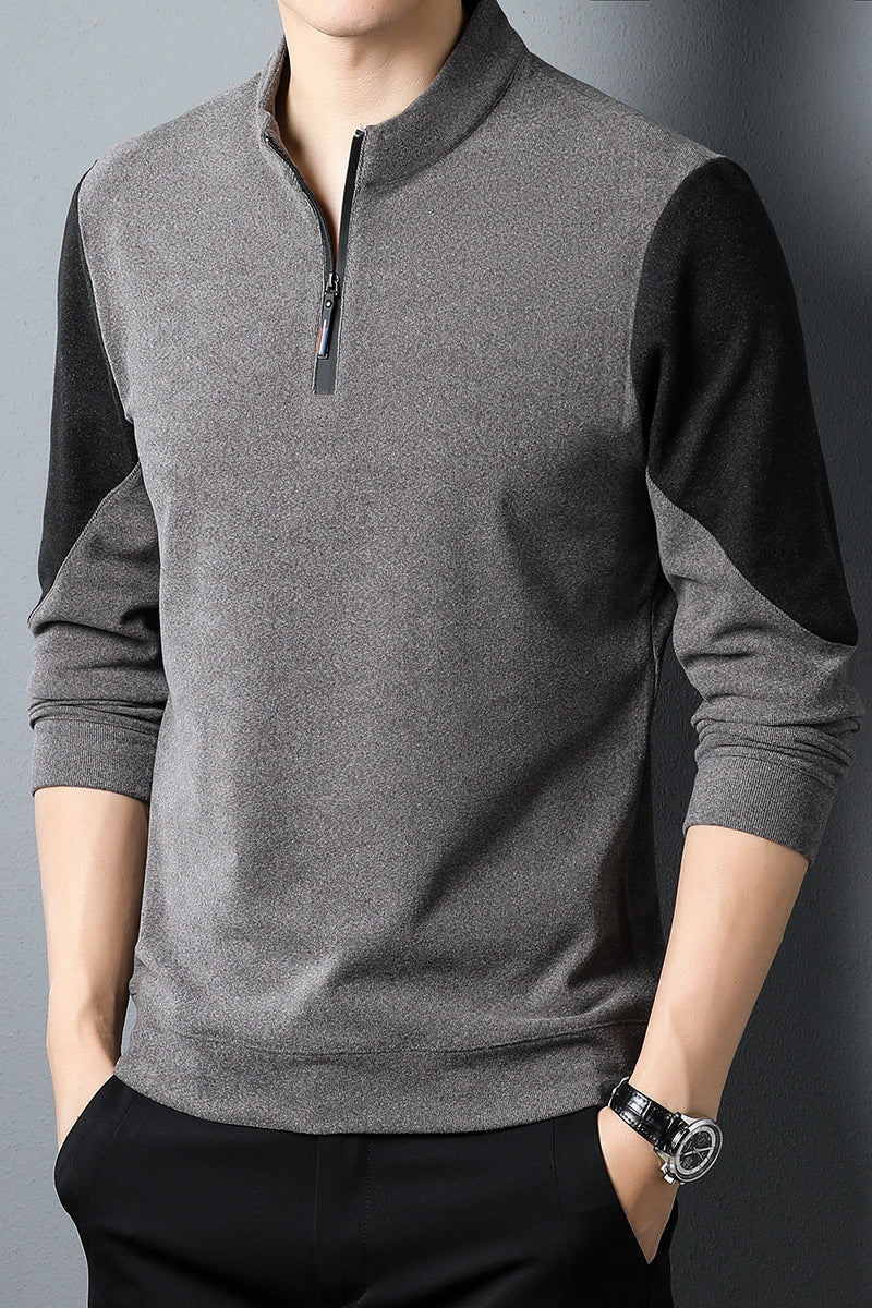 Velvet Quarter-Zip Pullover