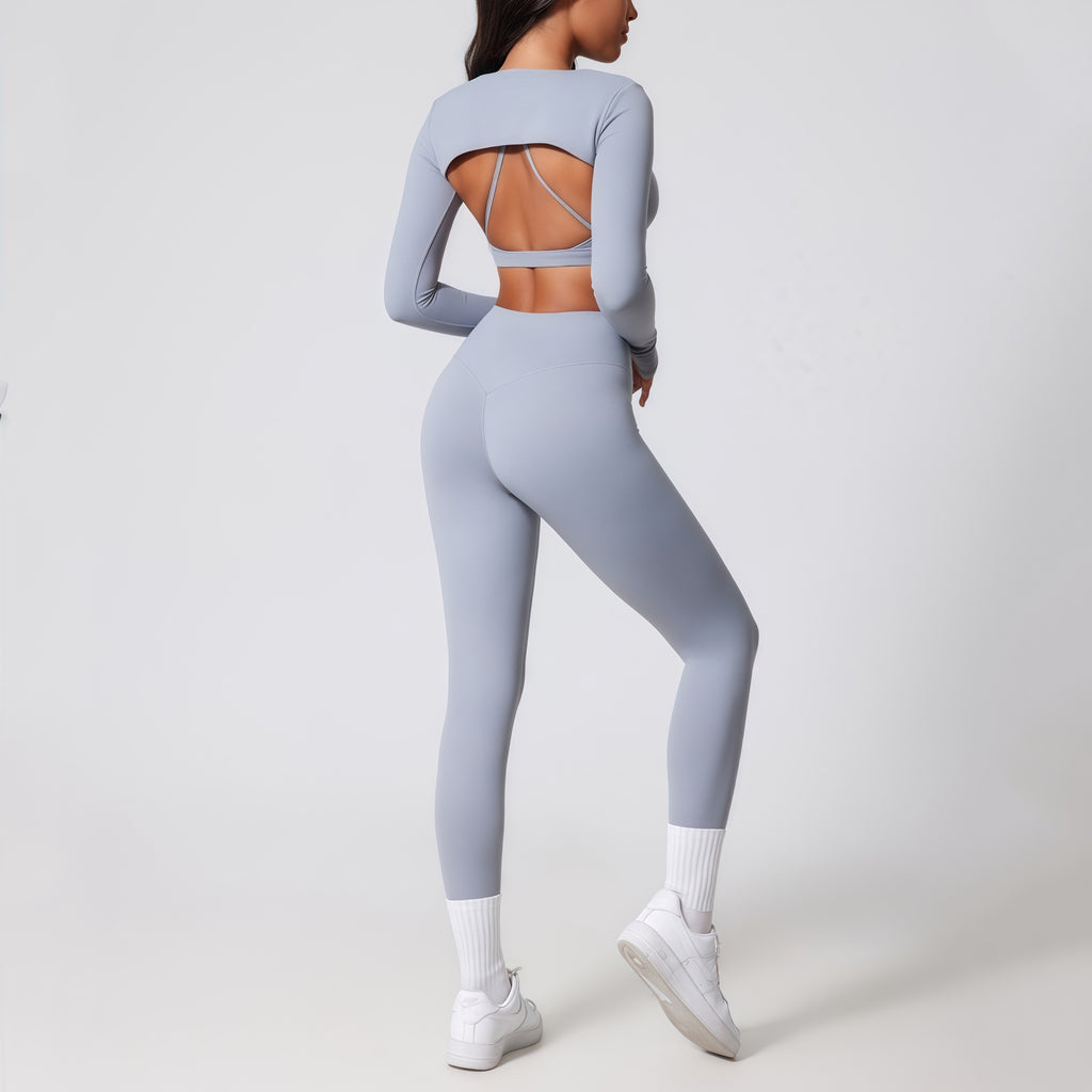 Slim-Fit Yoga Three-Piece Set