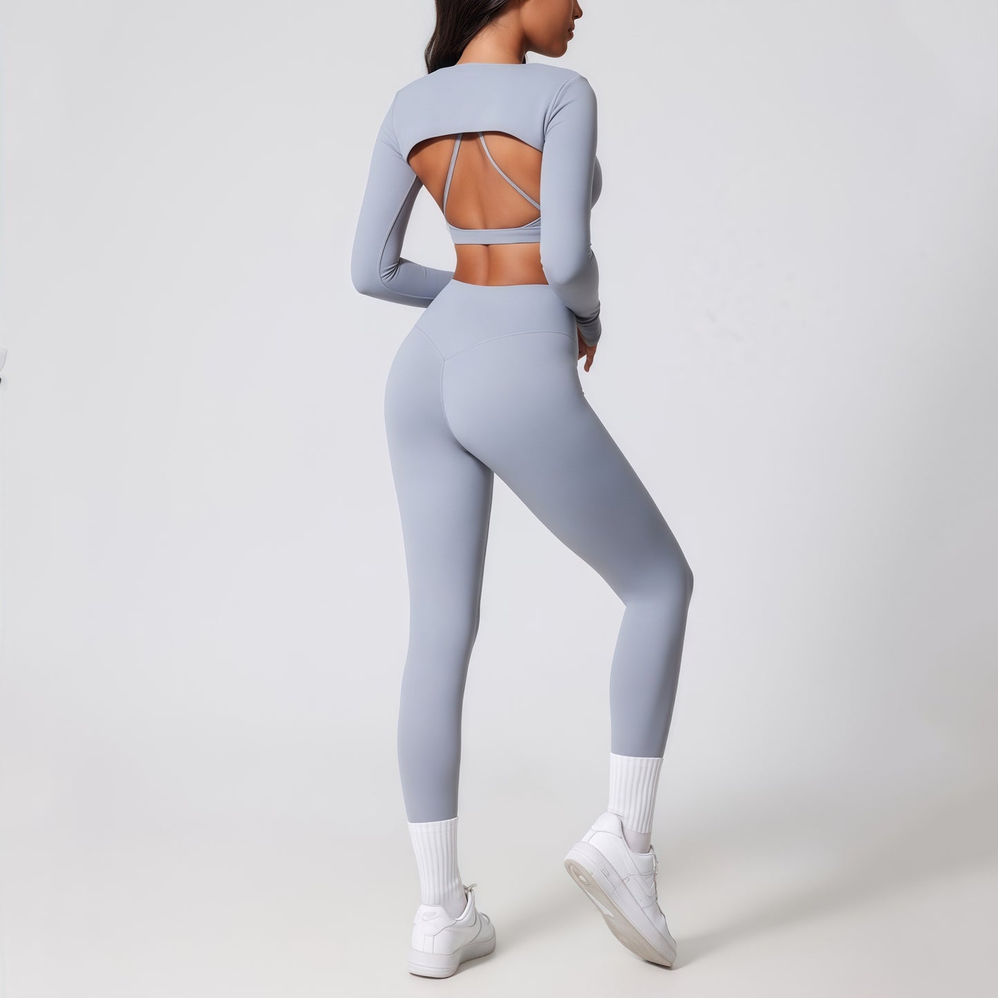 Slim-Fit Yoga Three-Piece Set