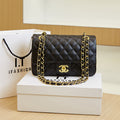 Trendy Small Square Chain Shoulder Bag  Classic Diamond Check Crossbody