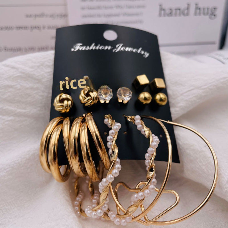 Shiny Gold Earrings for Women Girls