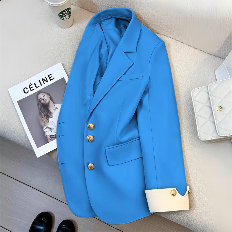 Women's Lake Green Korean Blazer