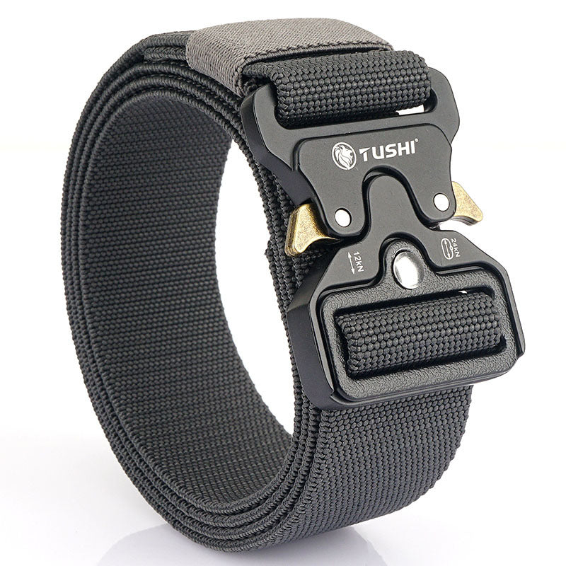 Aluminum Alloy Buckle Tactical Stretch Belt