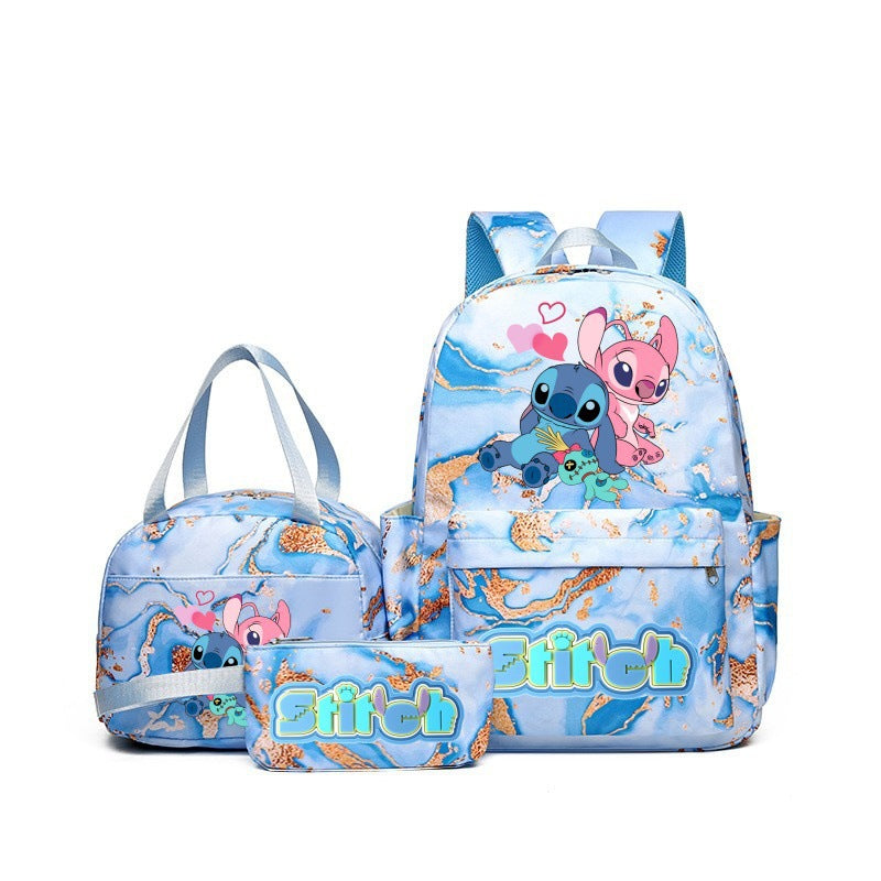 Waterproof 3-Piece School Backpack Set for Students & Travel