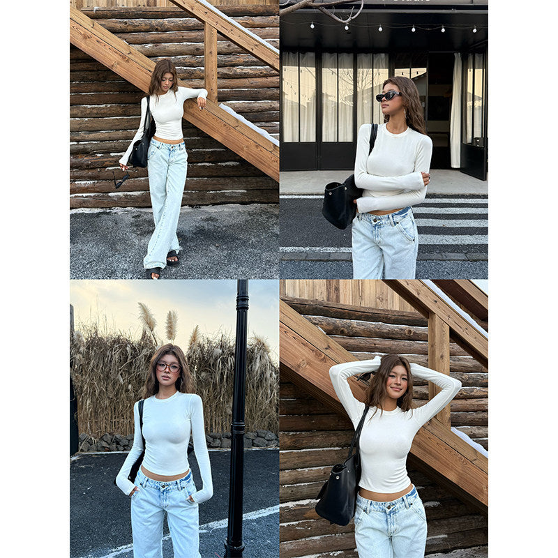 long sleeve T-shirt women's bullet