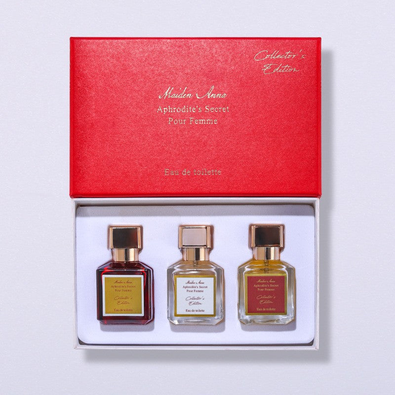 Women's perfume set three-piece set long-lasting eau de parfum