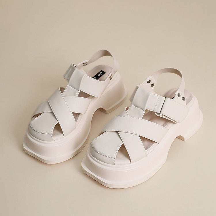 Women’s Thick-Heel Roman Sandals