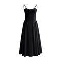 French Retro Court-Style Slip Dress