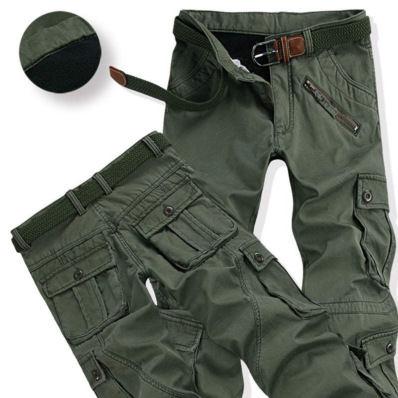 Men’s Winter Fleece Cargo Pants
