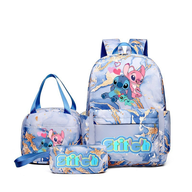 Waterproof 3-Piece School Backpack Set for Students & Travel