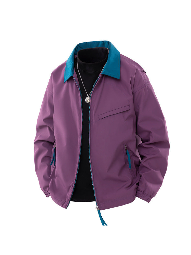 Men's Baseball Collar Cargo Jacket  Spring/Autumn