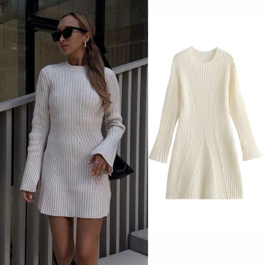 European Style Knit Dress